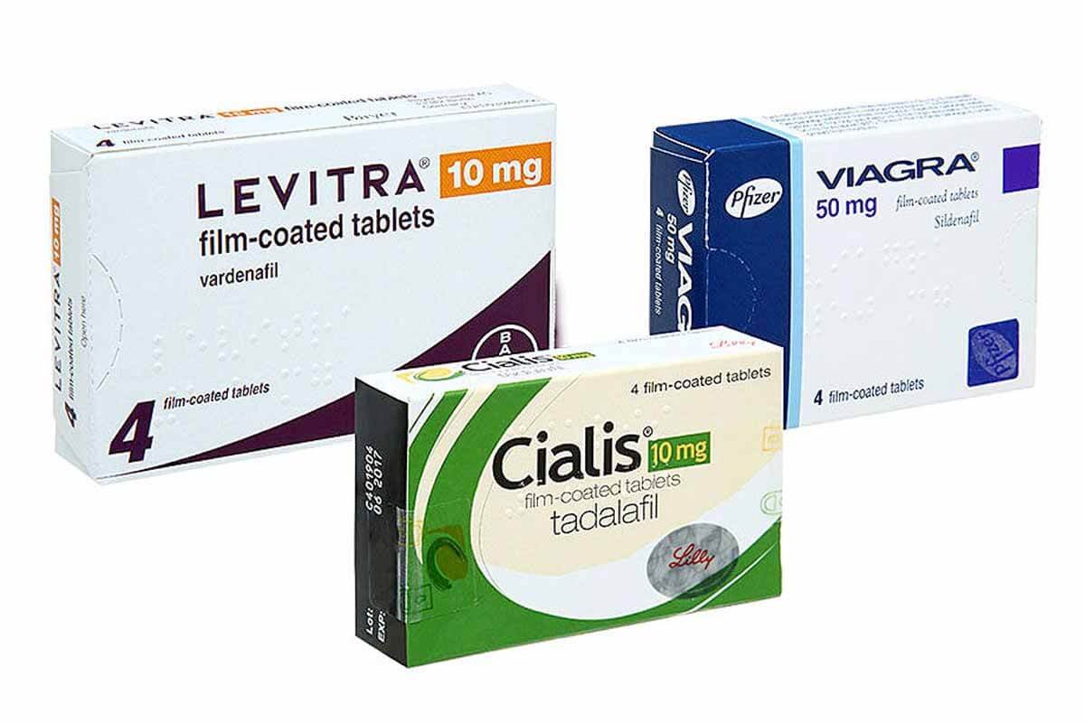 Comparison of Cialis Viagra and Levitra for erectile dysfunction treatment